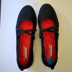 US Polo ASSN Ballet Flats EUC